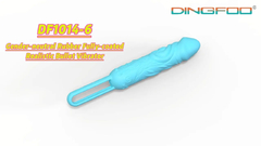 Dingfoo Sex Toy Factory DF1014-6 Vibrateur à balles réaliste en caoutchouc neutre pour les hommes✨